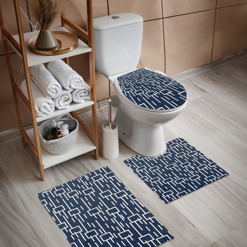 kit tapete banheiro branyl odessa am5216 3 peças royal (mp)