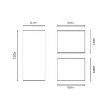 kit tapete cozinha branyl odessa am5053 3 peças vermelho (mp)