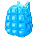 mochila none boia de praia inflável 30x29x16cm azul (mp)