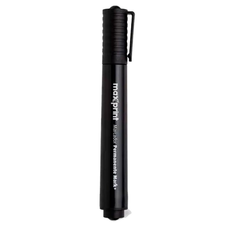 marcador permanente maxprint 5,7mm mark caixa com 12 unidades preto (mp)
