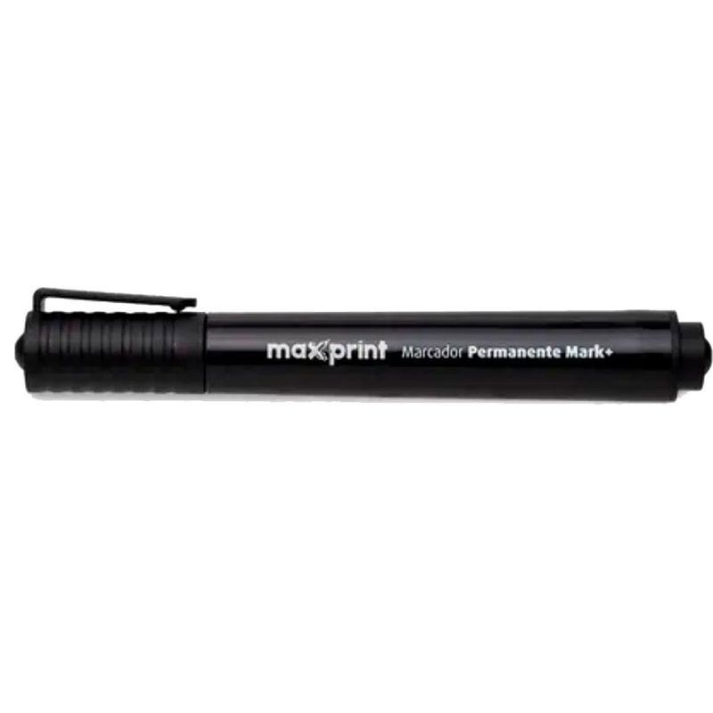 marcador permanente maxprint 5,7mm mark caixa com 12 unidades preto (mp)
