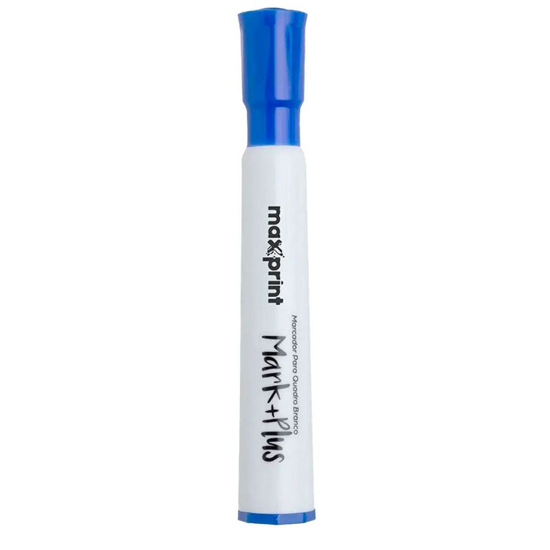 pincel de quadro branco maxprint mark caixa com 12 unidades azul (mp)