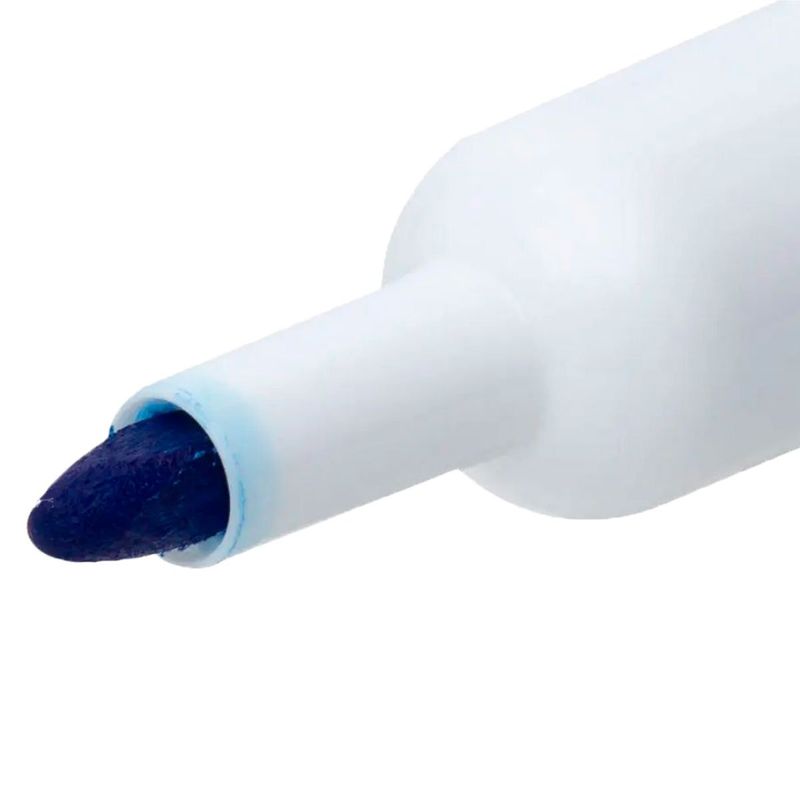 pincel de quadro branco maxprint mark caixa com 12 unidades azul (mp)