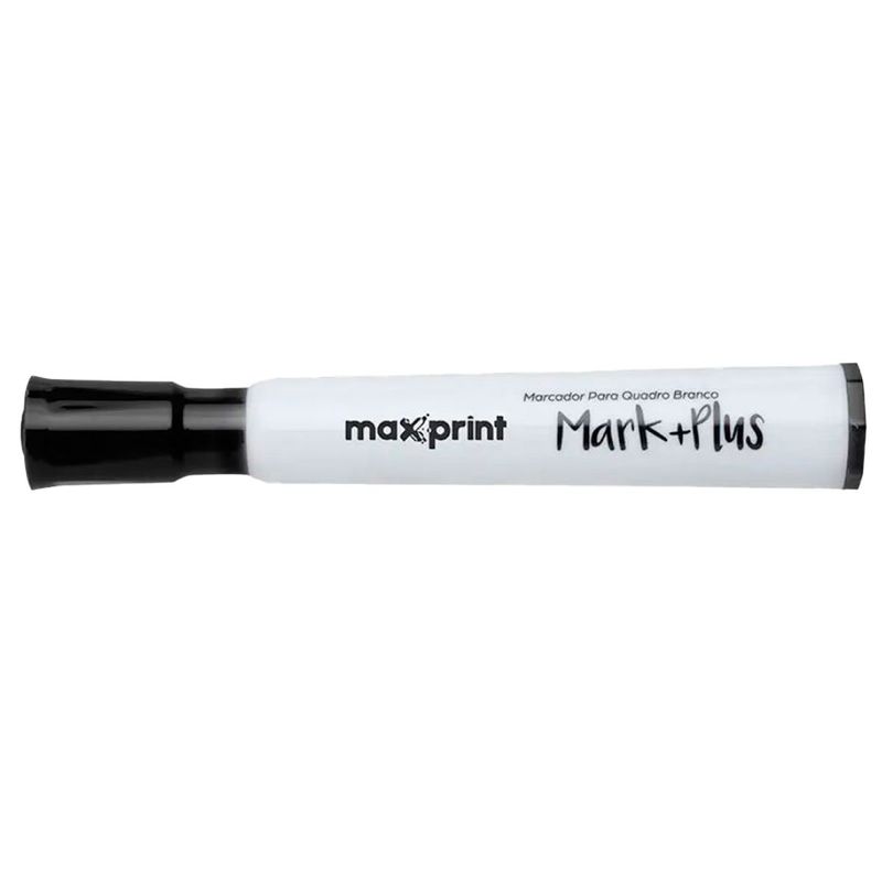 pincel de quadro branco maxprint mark caixa com 12 unidades preto (mp)