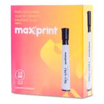 pincel de quadro branco maxprint mark caixa com 12 unidades preto (mp)