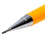 lapiseira técnica maxprint metálica 0,9mm caixa com 12 unidades amarelo (mp)