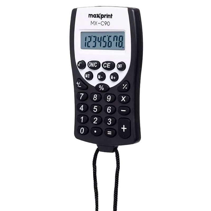 calculadora de bolso maxprint 8 dígitos mx-c90 (mp)