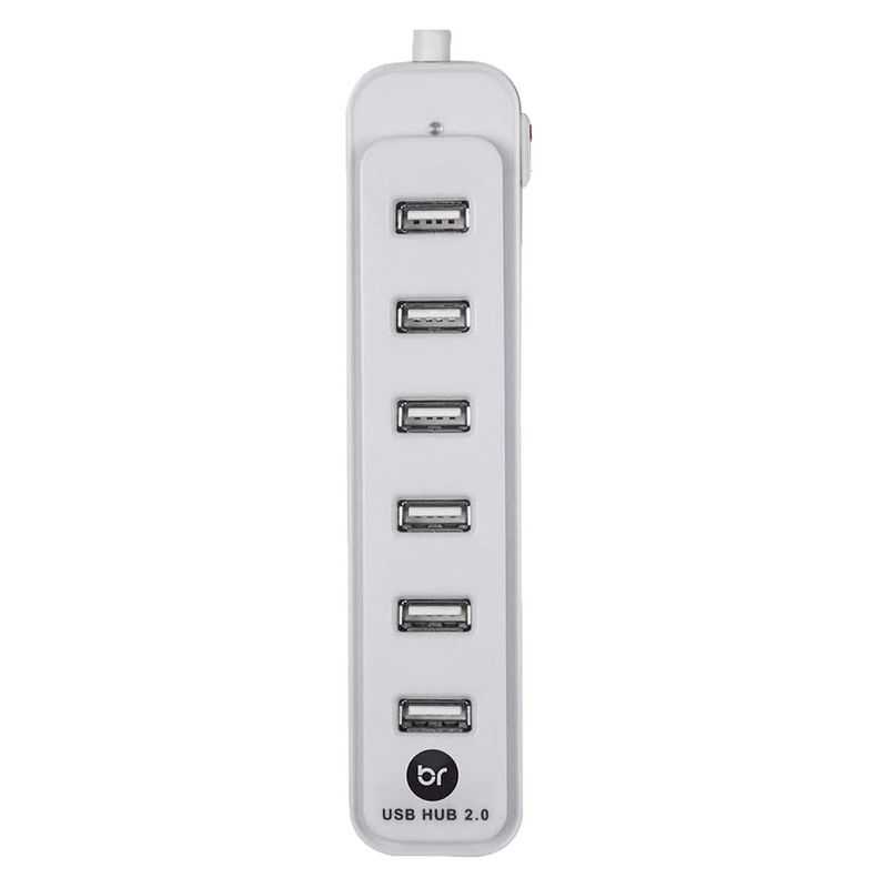 hub bright 7 portas branco 0191 (mp)