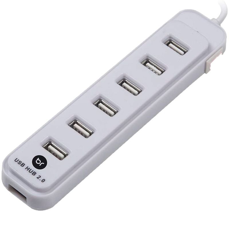 hub bright 7 portas branco 0191 (mp)