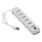 hub bright 7 portas branco 0191 (mp)