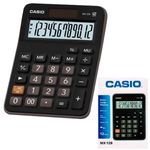 calculadora casio preto mx-12b-w4dc