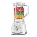 liquidificador mondial pratic power 2,2 litros 550w branco l-97-w