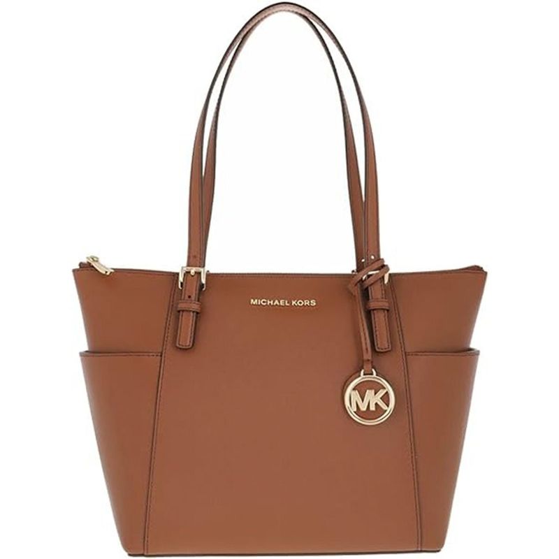 bolsa michael kors feminino charlotte marrom a-bi