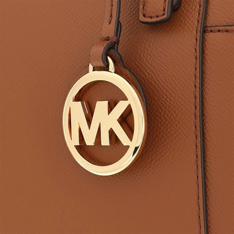bolsa michael kors feminino charlotte marrom a-bi