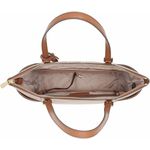 bolsa michael kors feminino charlotte marrom a-bi