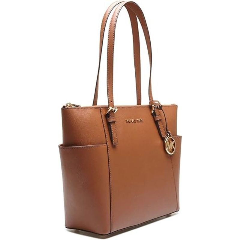 bolsa michael kors feminino charlotte marrom a-bi