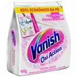 tira-manchas em pó vanish oxi action crystal white multi power refil 400g