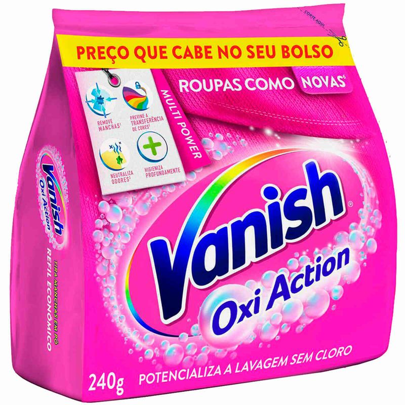tira machas em pó vanish oxi action multi power refil 240g