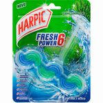 bloco sanitário harpic fresh power6 pinho campestre 35g