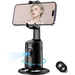 tripé herclear com rastreamento automático de rosto 360° preto a-bi