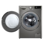 lava e seca 12kg lg smart vc4 look com inteligência artificial aidd cv5012pc4 inox