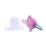 chupeta babygo minnie com capuz bico ortodôntico silicone 2unidades tam 2 3794