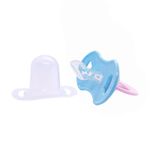 chupeta babygo minnie com capuz bico ortodôntico silicone 2unidades tam 2 3794