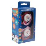 chupeta babygo lilica baby com capuz bico ortodôntico silicone 2 unidades tam 2 3835