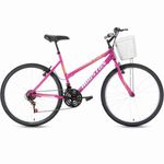 bicicleta houston foxer maori aro 26 rosa fm261s