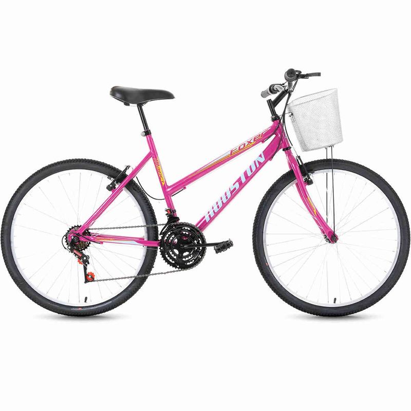 bicicleta houston foxer maori aro 26 rosa fm261s