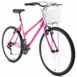 bicicleta houston foxer maori aro 26 rosa fm261s