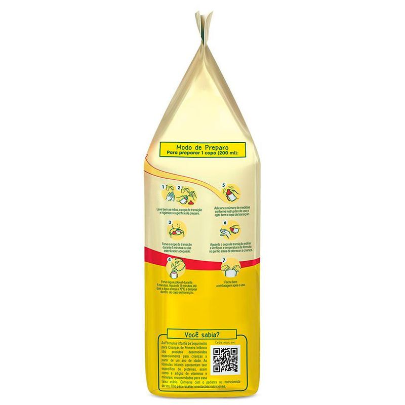 fórmula infantil em pó ninho fases 1+ nestlé sachê 800g
