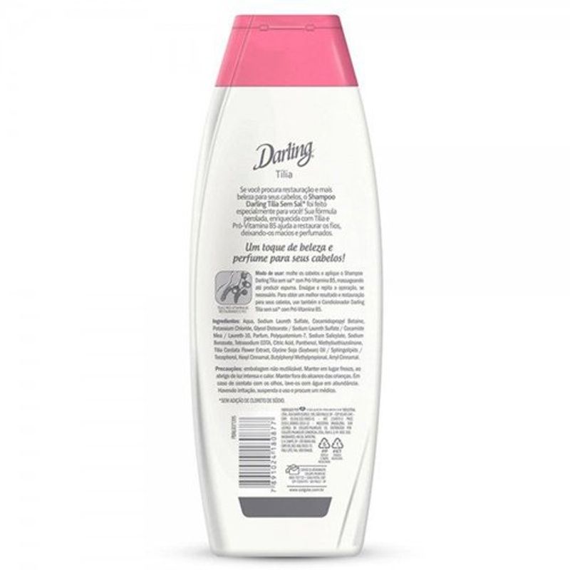 shampoo darling tília 350ml