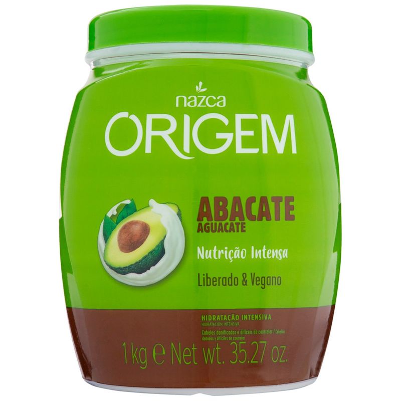 creme de hidratação origem 2 em 1 abacate 1kg