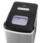máquina de gelo philco visor acrílico 12kg 127v preto pmg01pi