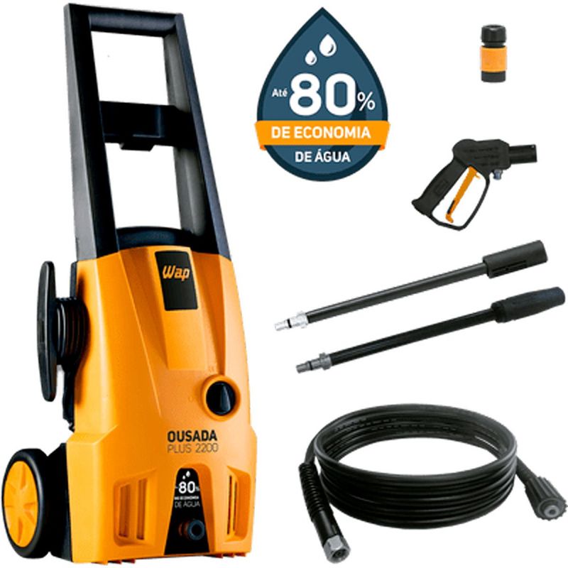 lavadora de alta pressão wap ousada plus 2200 1750 psi 1500w 127v