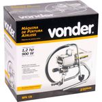 máquina de pintura airless vonder 1,2hp 220v mpa120