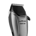 máquina de cortar cabelo britânia 18w titanium 127v cinza e preto bcr18t