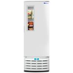 freezer metalfrio vertical 509 litros vf55ft tripla ação, termostato frontal, trava para abastecimento, 127v, branco - vf55ftb001