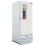 freezer metalfrio vertical 509 litros vf55ft tripla ação, termostato frontal, trava para abastecimento, 127v, branco - vf55ftb001