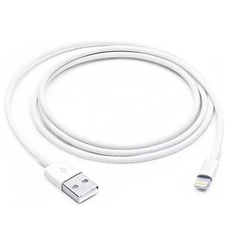 apple cabo usb-a lightning 1 metro branco aoap3014