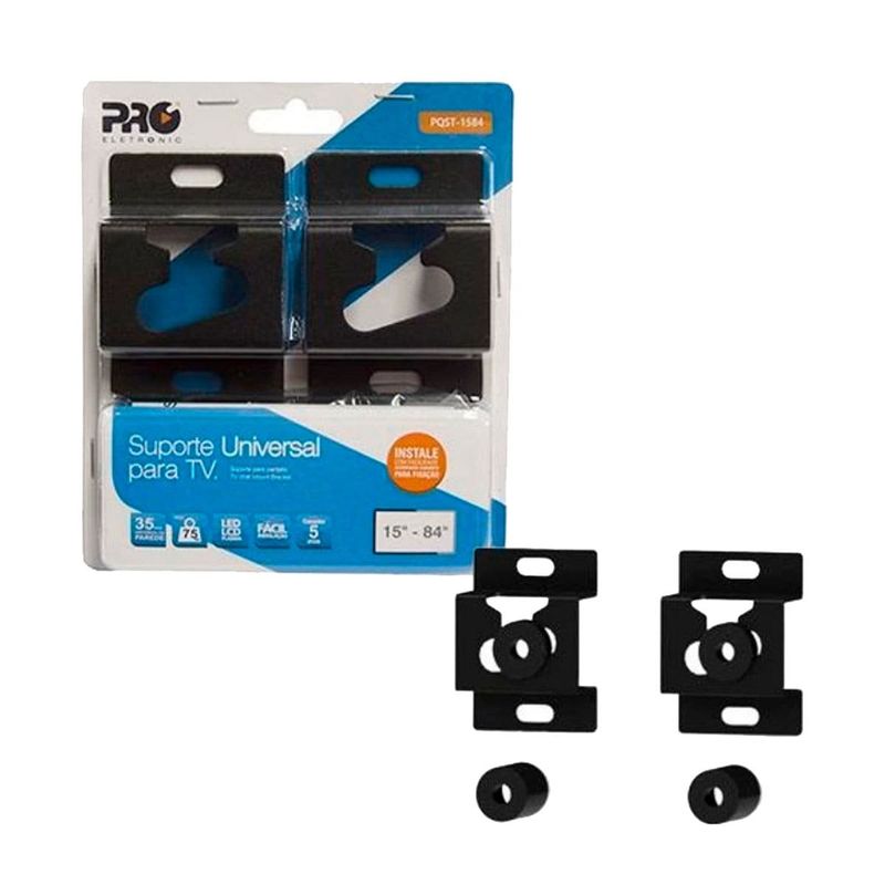 suporte fixo proeletronic para tv lcd/led 15-100 (mp)