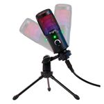 microfone bright streamer rgb st001 (mp)