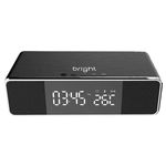 carregador bright por indução wireless c/caixa som bt preto (mp)