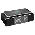 carregador bright por indução wireless c/caixa som bt preto (mp)