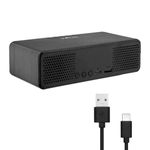 carregador bright por indução wireless c/caixa som bt preto (mp)