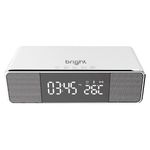 carregador bright por indução wireless c/caixa som branco (mp)