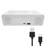 carregador bright por indução wireless c/caixa som branco (mp)