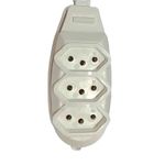 extensão bright 3 tomadas 2p 3m fl021 (mp)