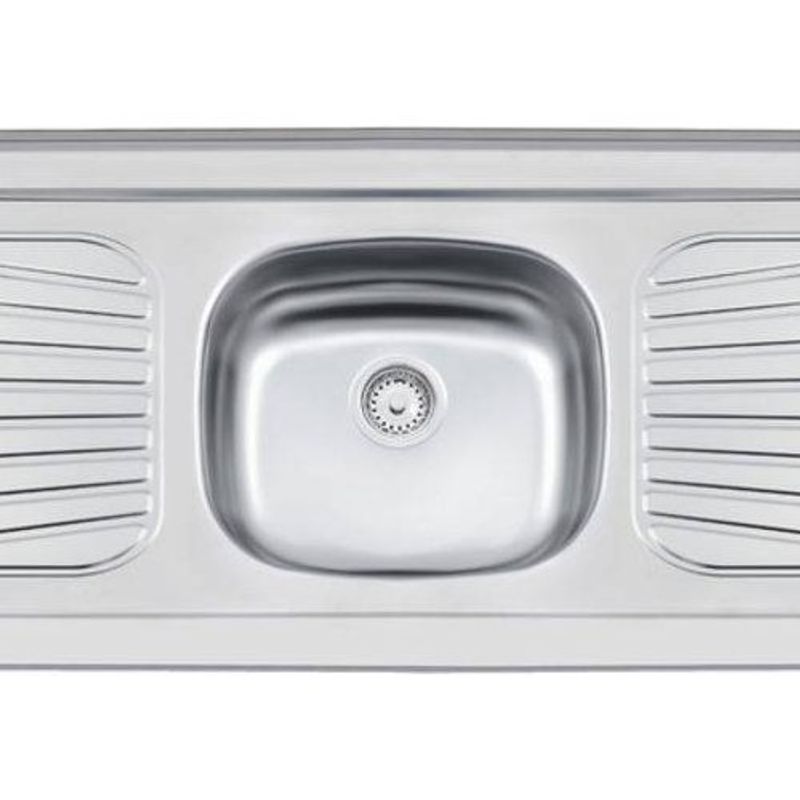 pia 1 cuba tramontina aço inox standard 150x52cm 93042/527